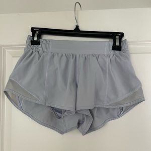 Lululemon Periwinkle Hotty Hot Shorts